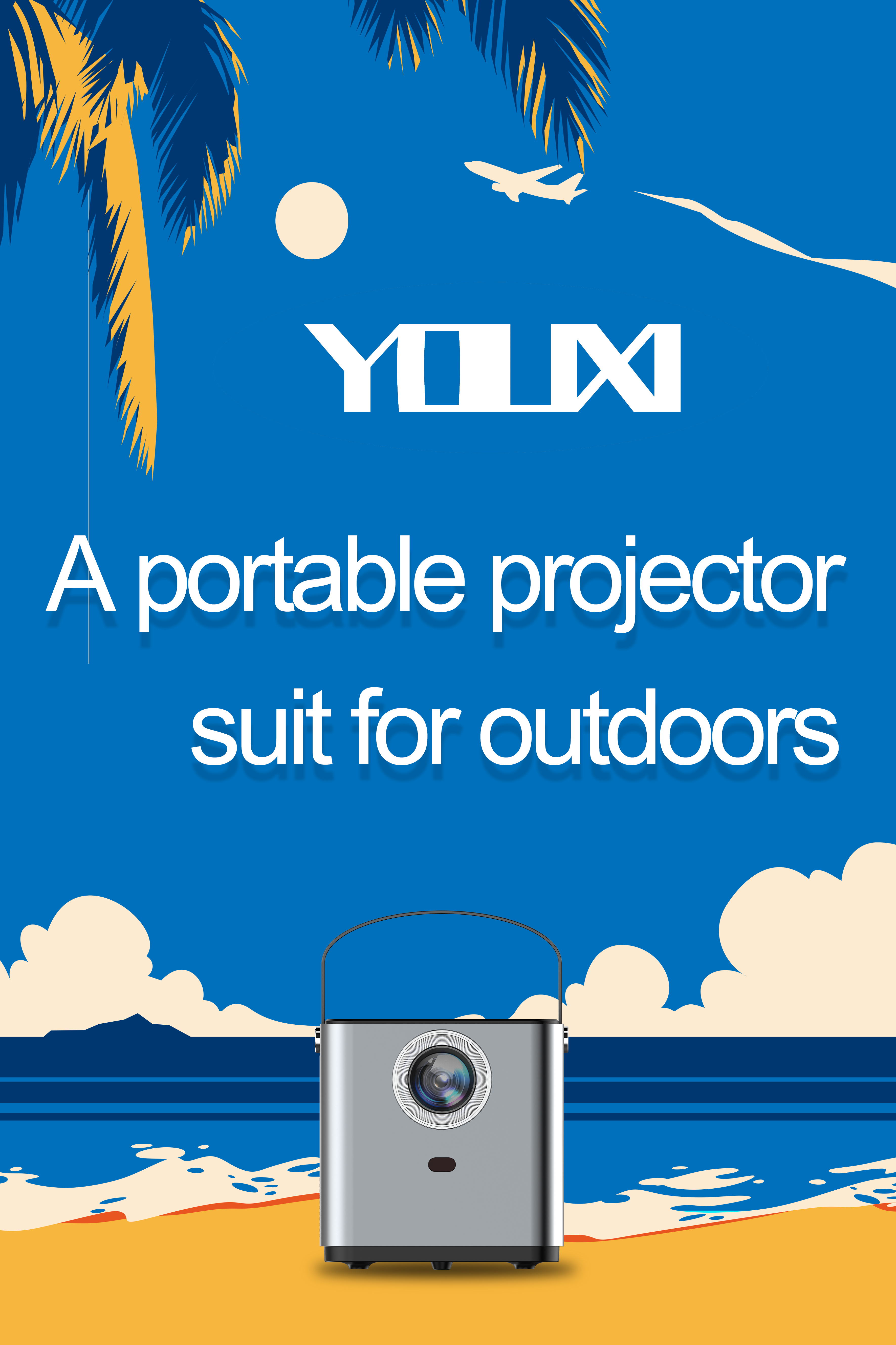 A Portable Projector suit for outdoors